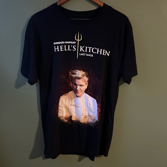 Shirts | Gordon Ramsay Hells Kitchen Lake Tahoe Size Large Black Tshirt ...